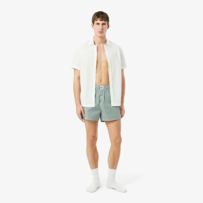 2-pack katoenen popeline boxershorts