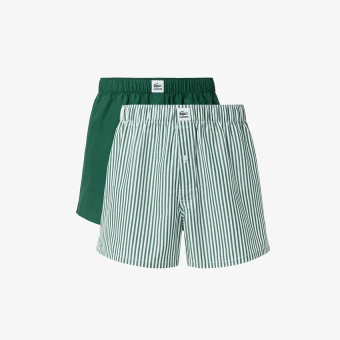 2-pack katoenen popeline boxershorts