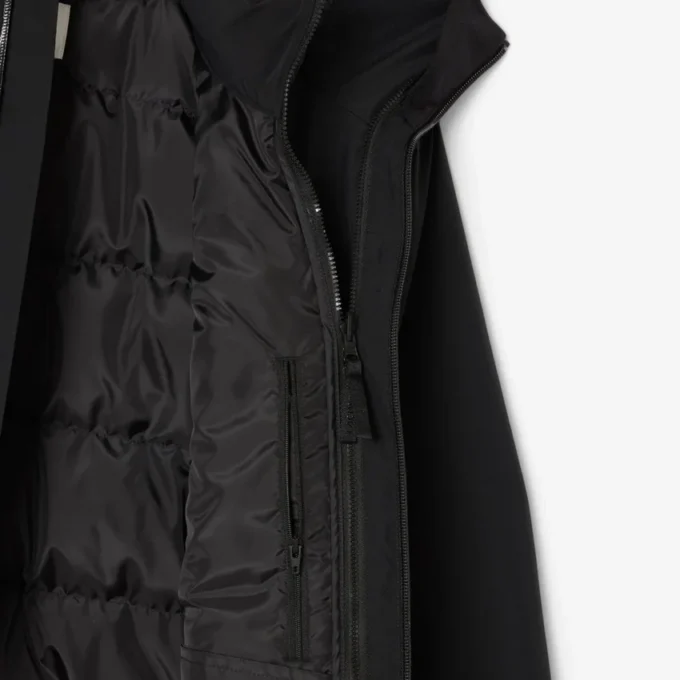 3-in-1 waterafstotende gewatteerde parka voor heren