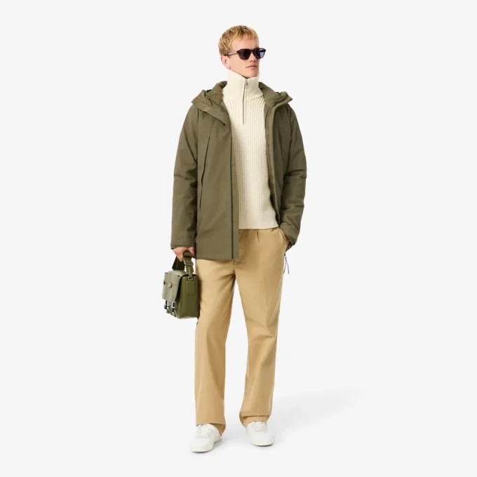 3-in-1 waterafstotende gewatteerde parka voor heren