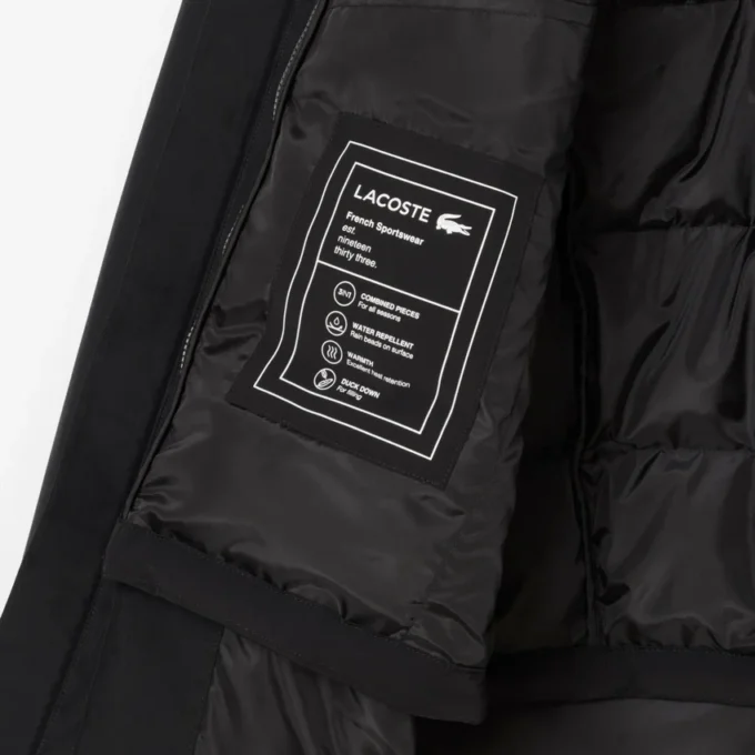 3-in-1 waterafstotende gewatteerde parka voor heren