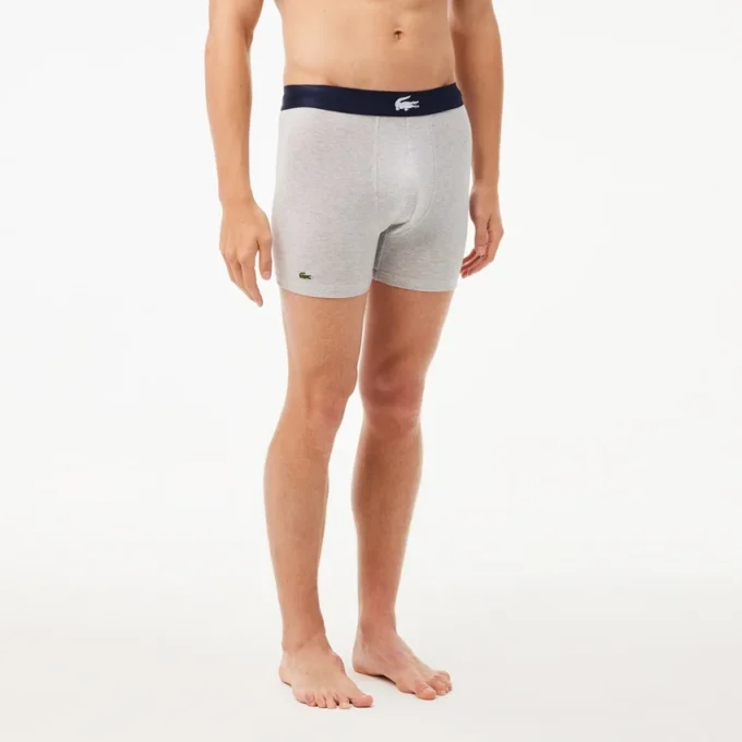 3-pack Boxershorts met krokodillenlogo voor heren