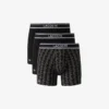 3-pack Boxershorts met monogramprint voor heren