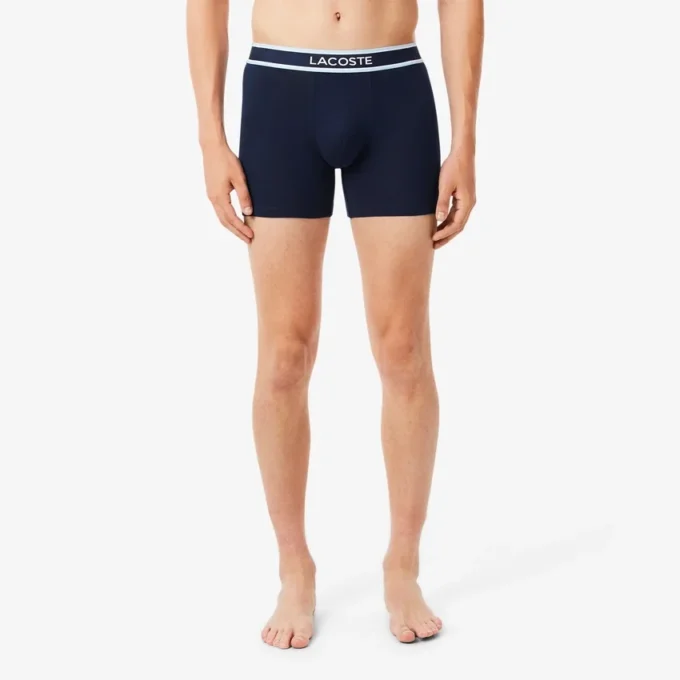 3-pack Boxershorts met monogramprint voor heren
