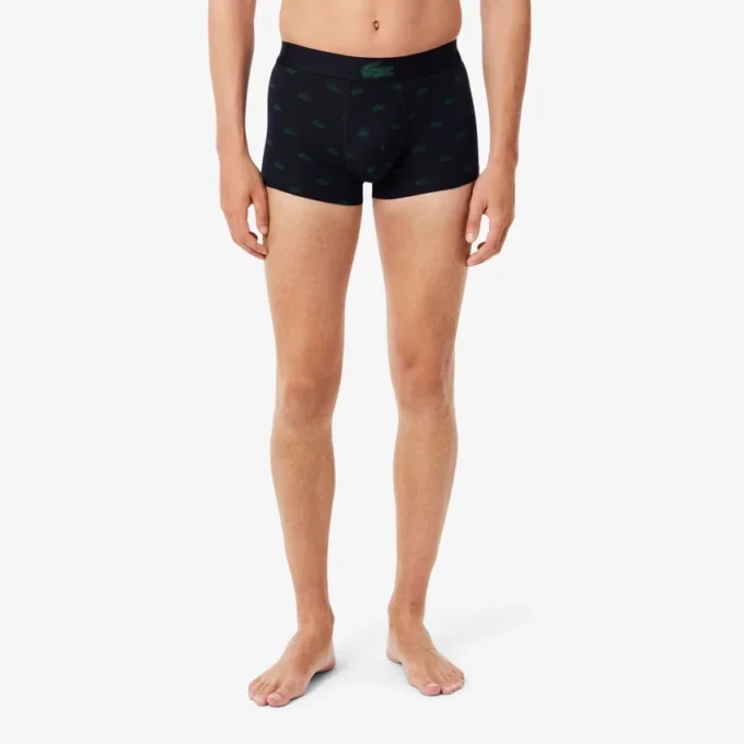 3-pack herenboxershorts met krokodillenprint