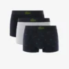 3-pack herenboxershorts met krokodillenprint