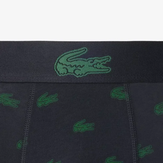 3-pack herenboxershorts met krokodillenprint