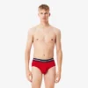 3-pack katoenen herenslips met logo