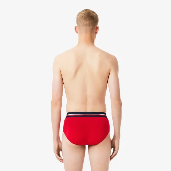 3-pack katoenen herenslips met logo