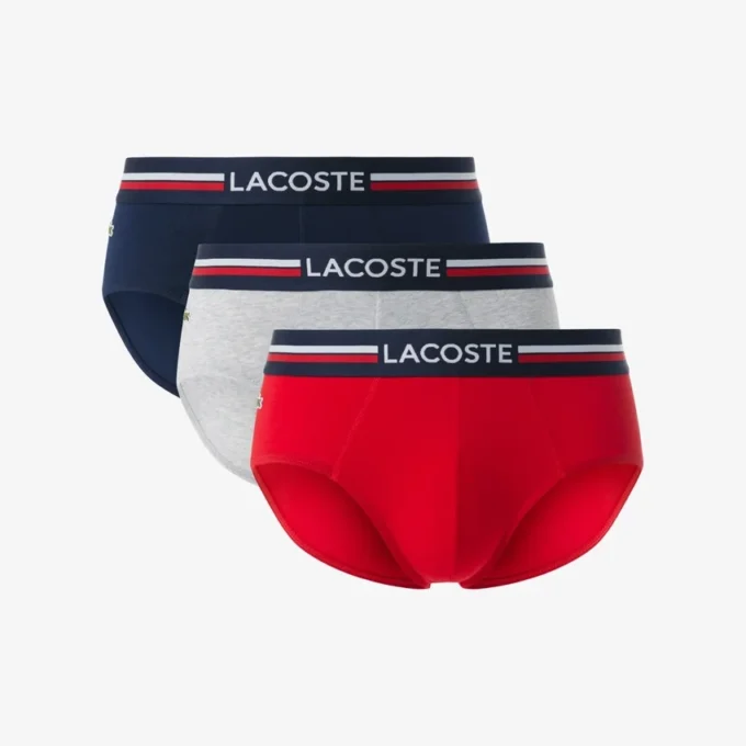 3-pack katoenen herenslips met logo