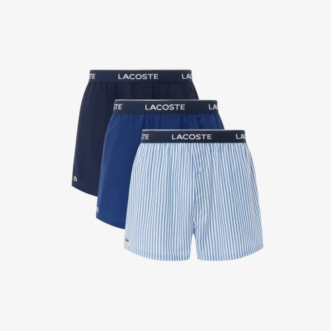 3-pack katoenen popeline boxershorts voor heren