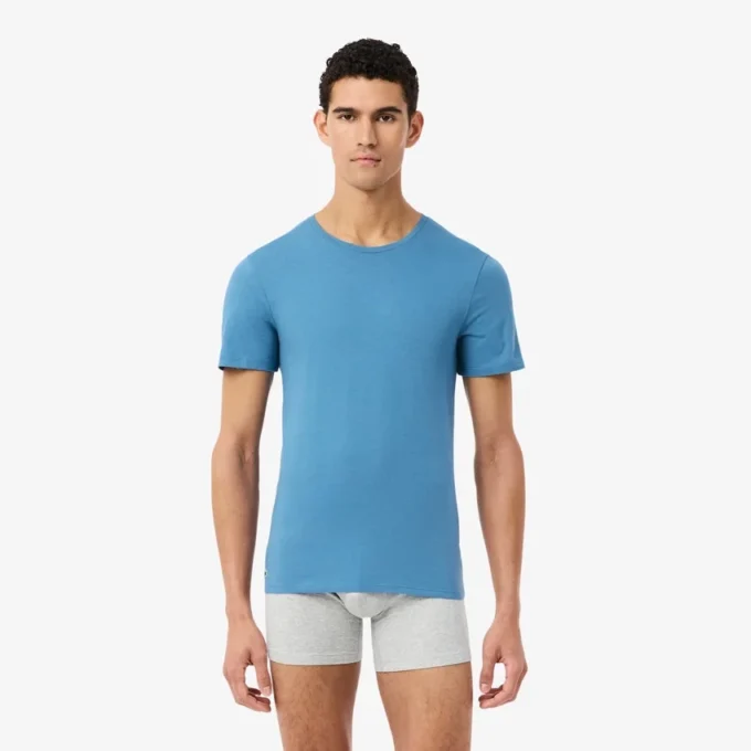 3-pack slim fit ondershirts voor heren