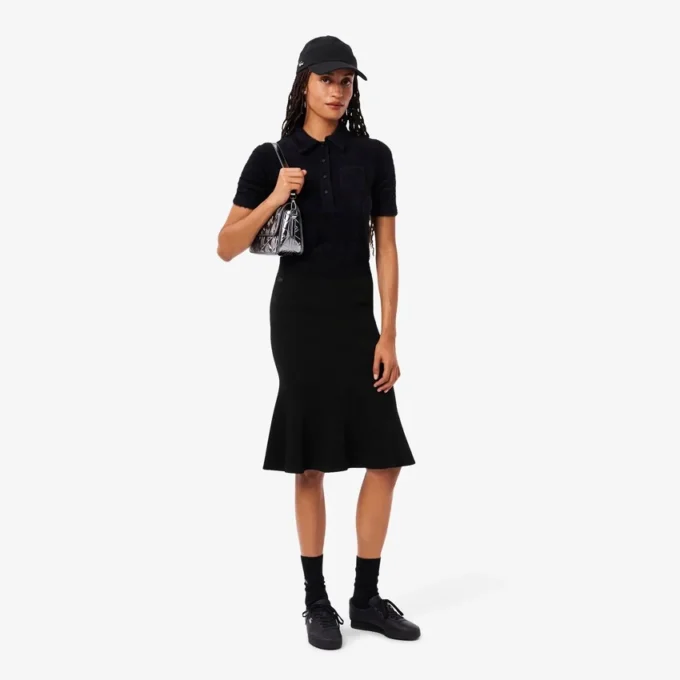 3D geribde midirok voor dames