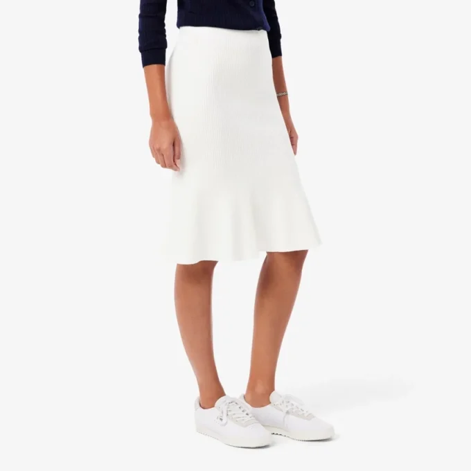 3D geribde midirok voor dames