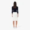 3D geribde midirok voor dames