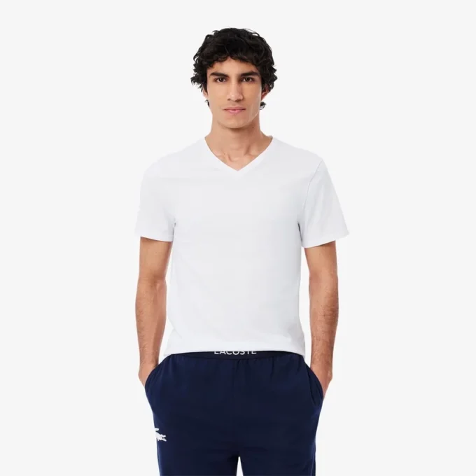 5-pack slim fit ondershirts voor heren