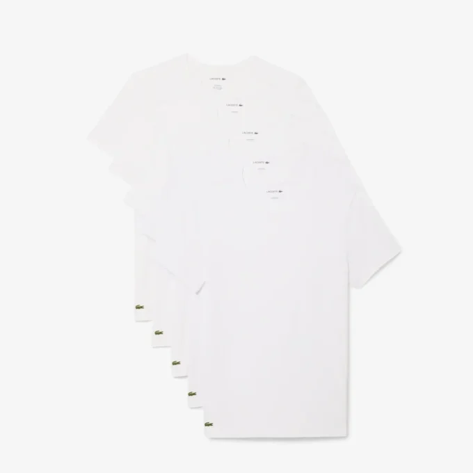 5-pack slim fit ondershirts voor heren