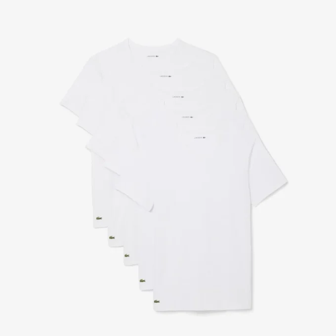 5-pack slim fit ondershirts voor heren
