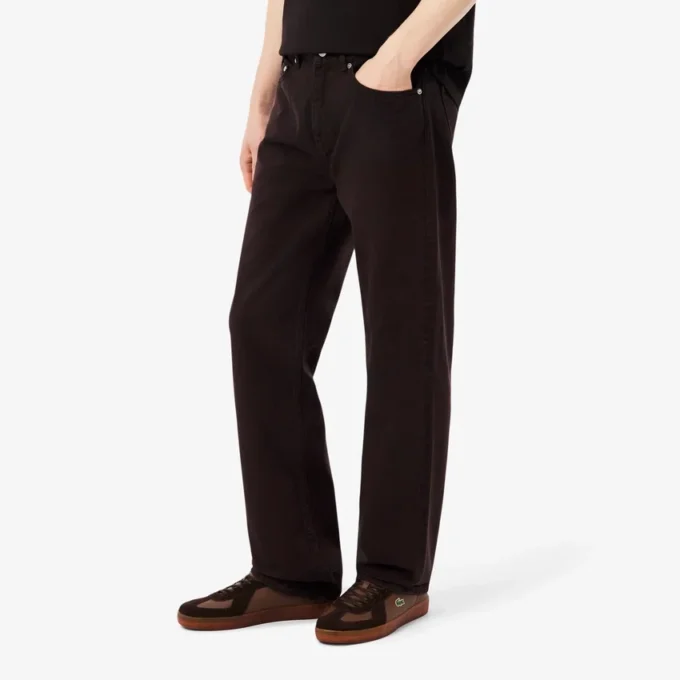 5-pocket denimjeans met rechte pasvorm