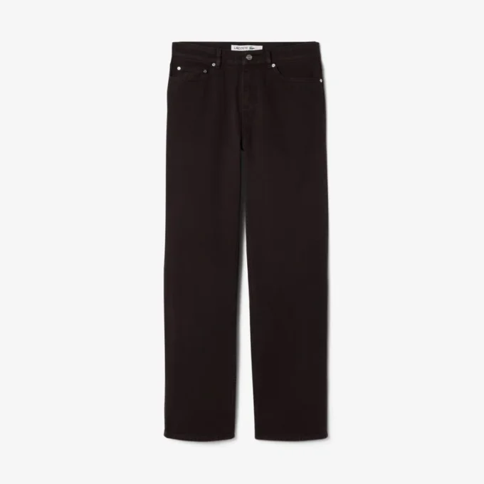 5-pocket denimjeans met rechte pasvorm