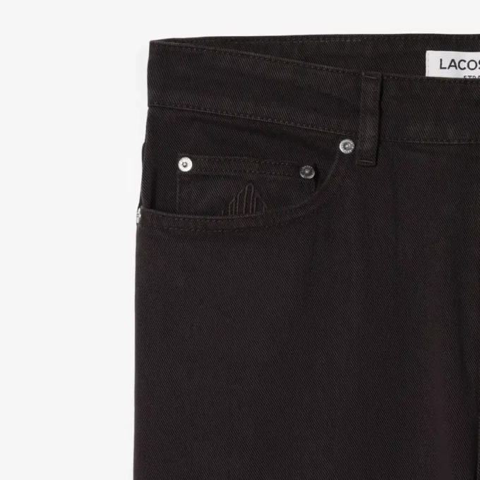 5-pocket denimjeans met rechte pasvorm