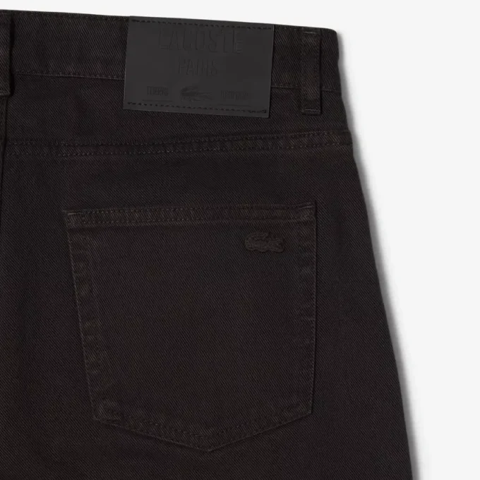 5-pocket denimjeans met rechte pasvorm