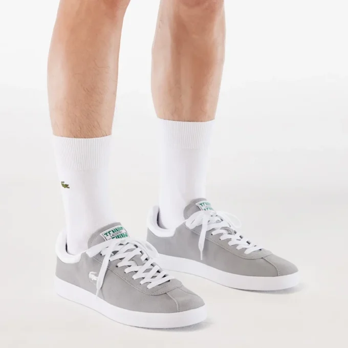 Baseshot herensneakers met doorschijnende zool