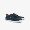 Bayliss leren Sneakers met geperforeerde kraag voor heren
