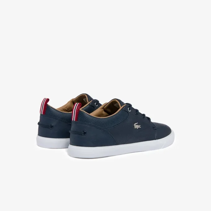 Bayliss leren Sneakers met geperforeerde kraag voor heren