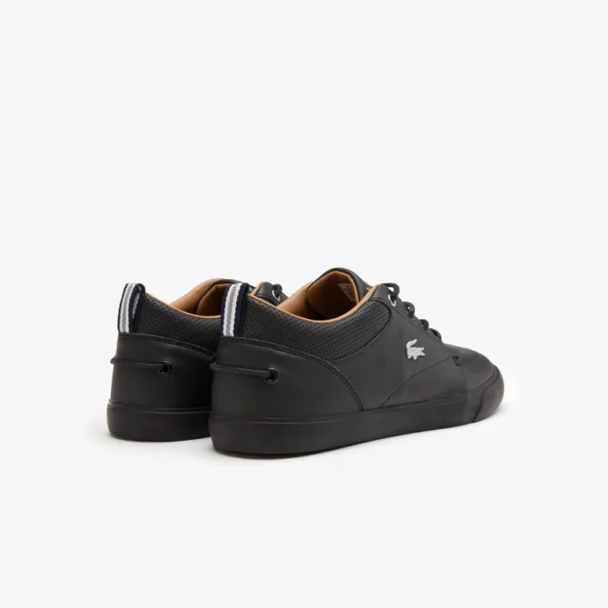 Bayliss leren Sneakers met geperforeerde kraag voor heren