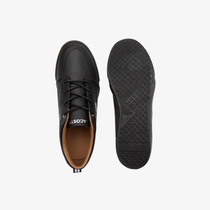 Bayliss leren Sneakers met geperforeerde kraag voor heren