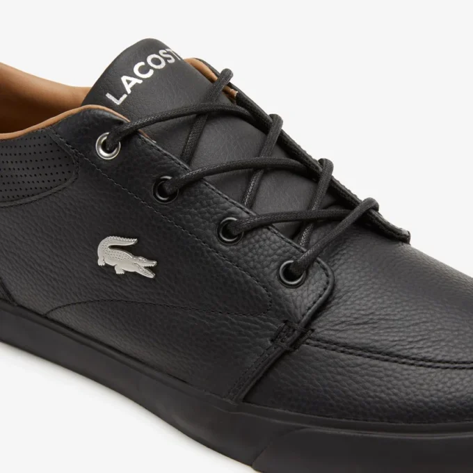 Bayliss leren Sneakers met geperforeerde kraag voor heren