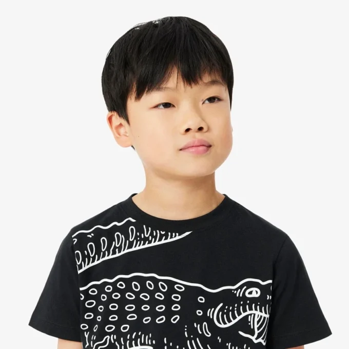 Bedrukt katoen T-shirt