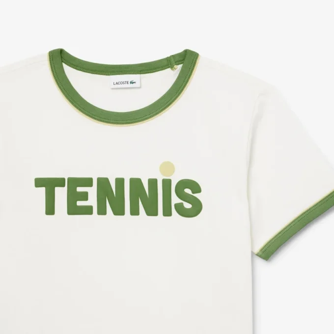 Bedrukt katoen T-shirt