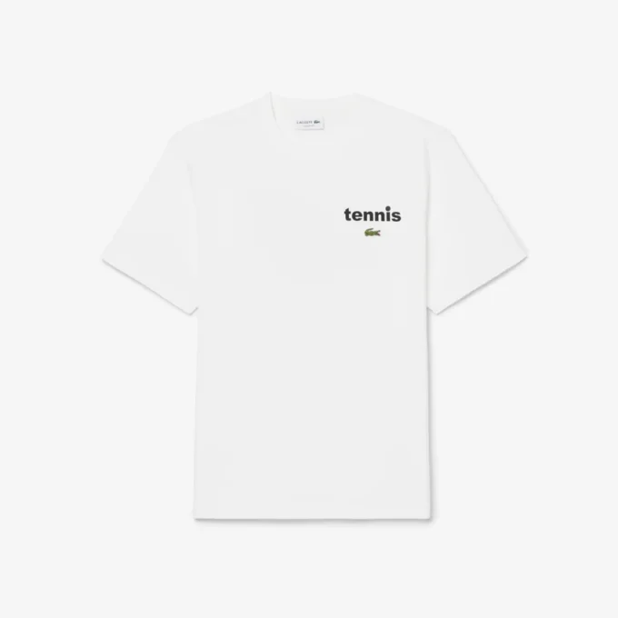 Bedrukt katoen T-shirt
