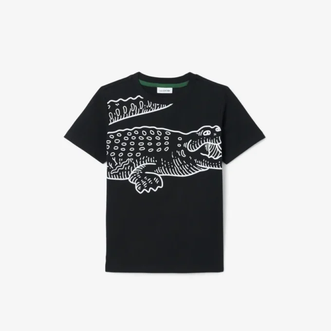 Bedrukt katoen T-shirt