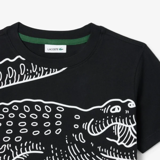 Bedrukt katoen T-shirt