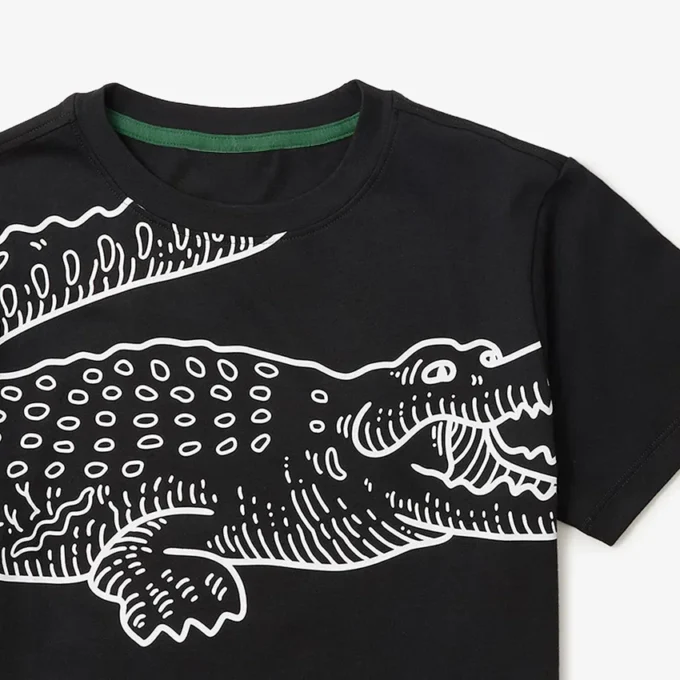 Bedrukt katoen T-shirt