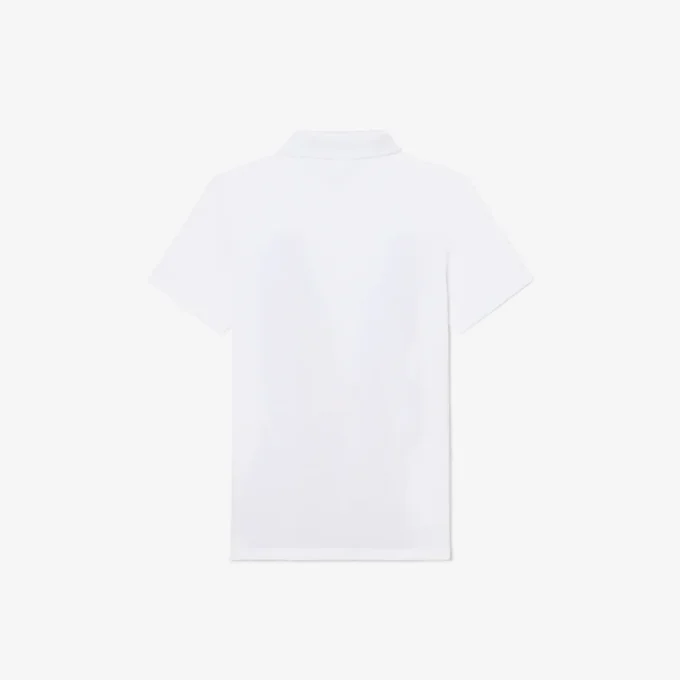 Bedrukt katoenen poloshirt