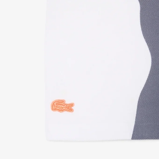 Bedrukt katoenen poloshirt