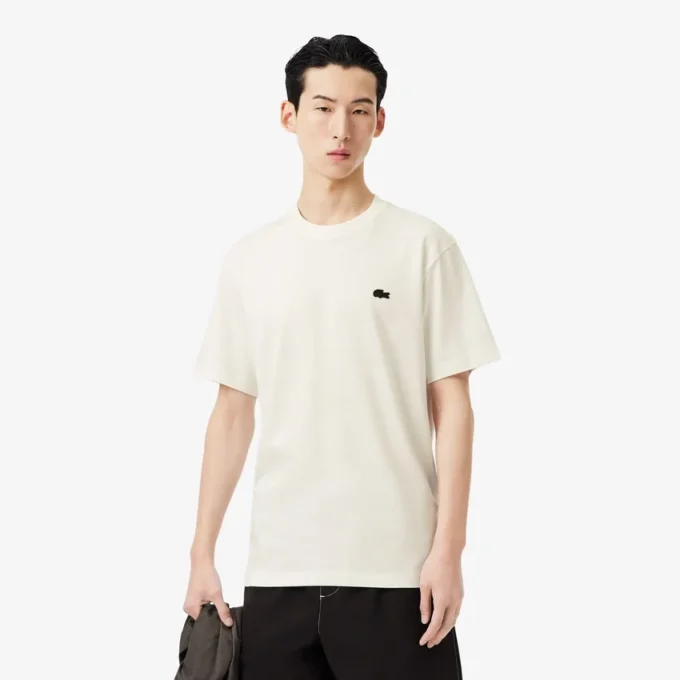 Bedrukt T-shirt van zwaar katoen