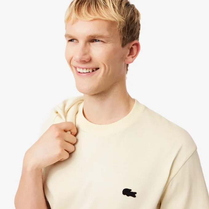 Bedrukt T-shirt van zwaar katoen