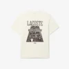 Bedrukt T-shirt van zwaar katoen