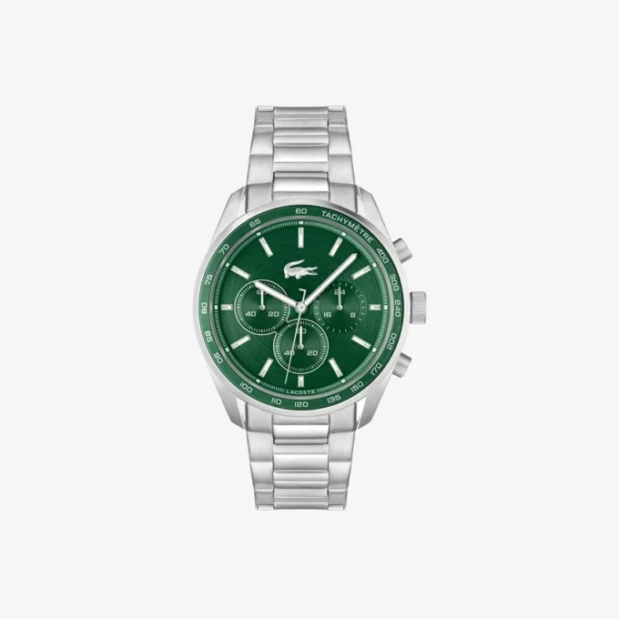 Boston roestvrijstalen chronograafhorloge