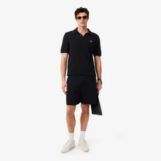 Bouclé-gebreide shorts