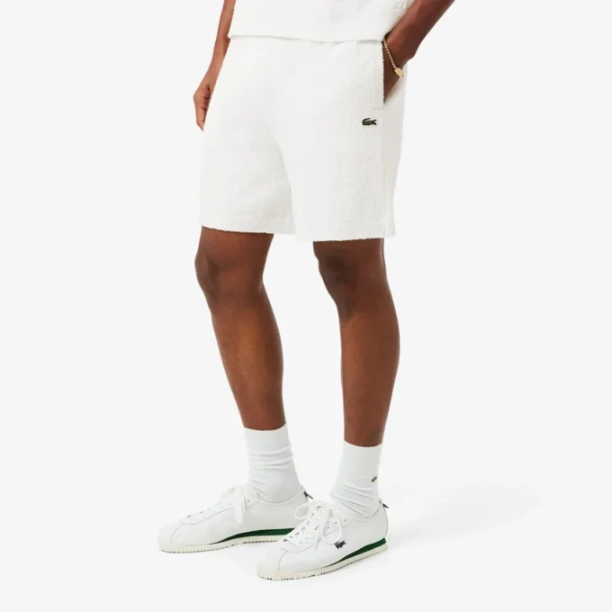 Bouclé-gebreide shorts