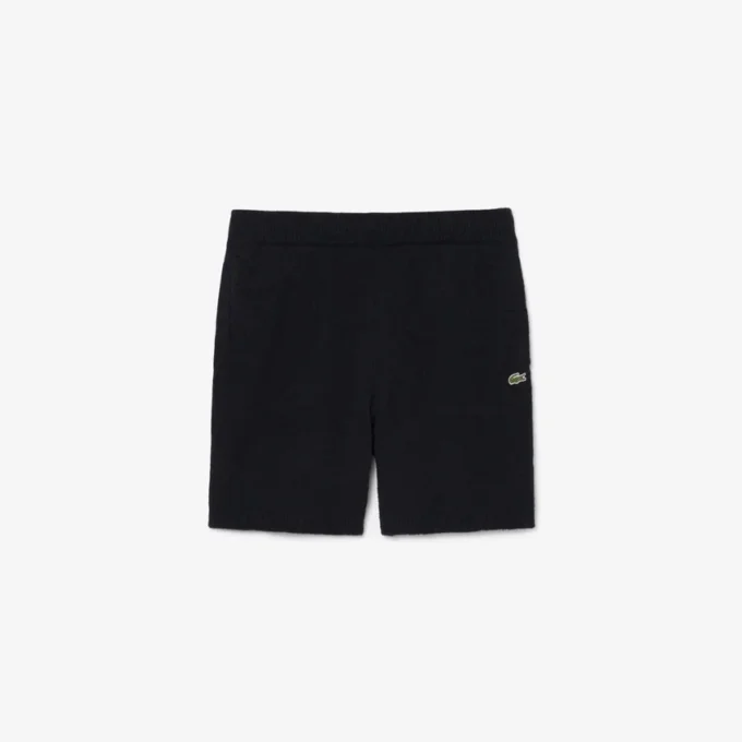 Bouclé-gebreide shorts