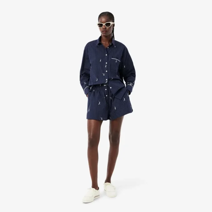 Boxershort van katoenpopeline