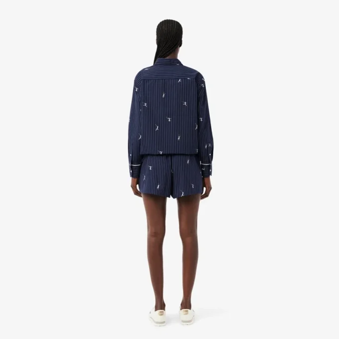 Boxershort van katoenpopeline