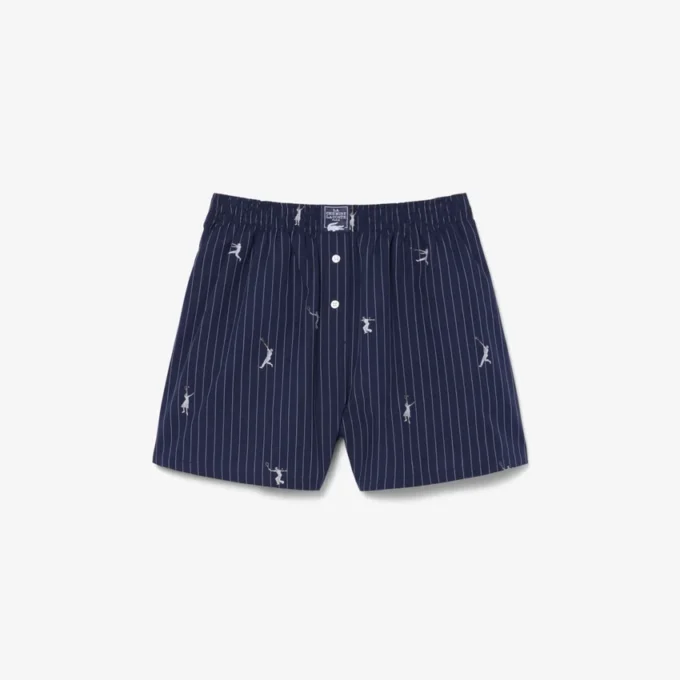 Boxershort van katoenpopeline